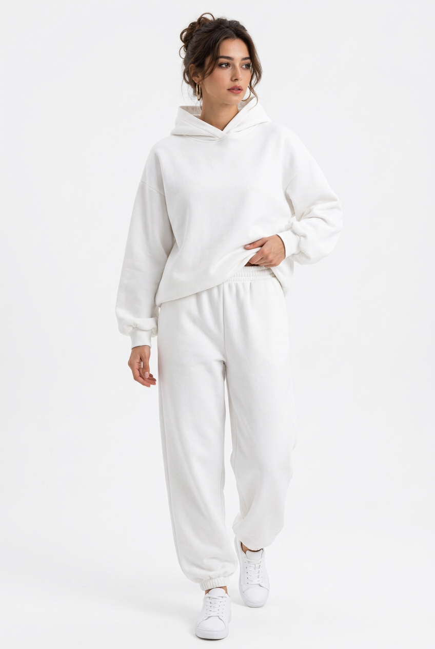 Stéphanie ensemble oversize blanc