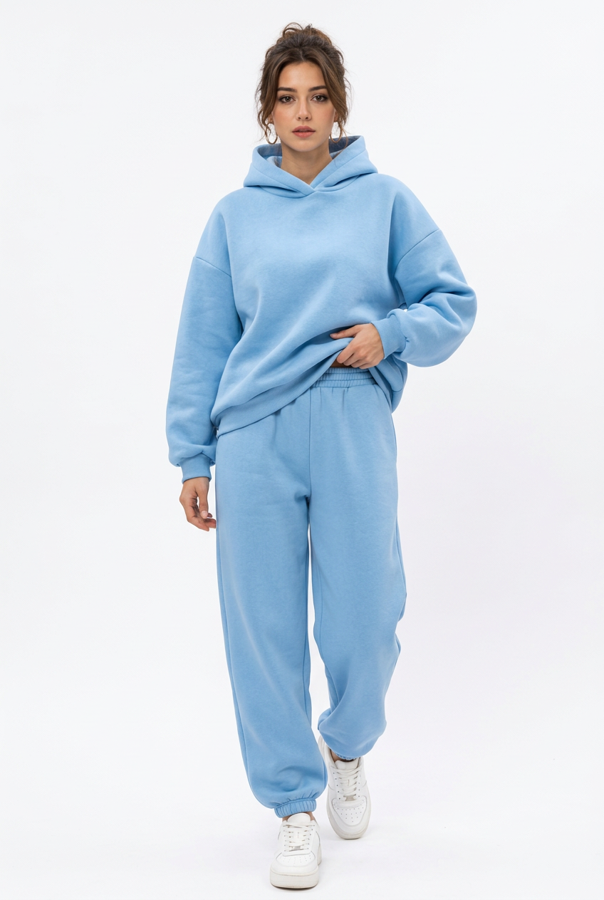 Stéphanie ensemble oversize bleu