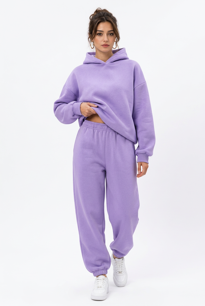 Stéphanie ensemble oversize lavande