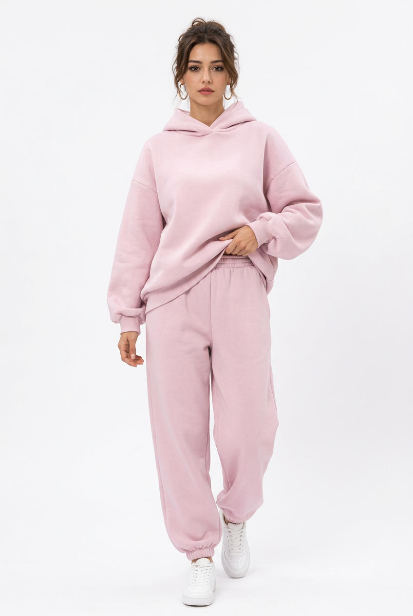 Stéphanie ensemble oversize rose