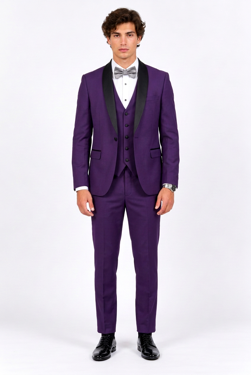 Violet, nœud argenté